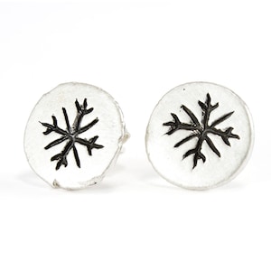 Snowflake Mini Stud Earrings