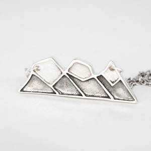 Three Sisters Mountain Necklace image 2
