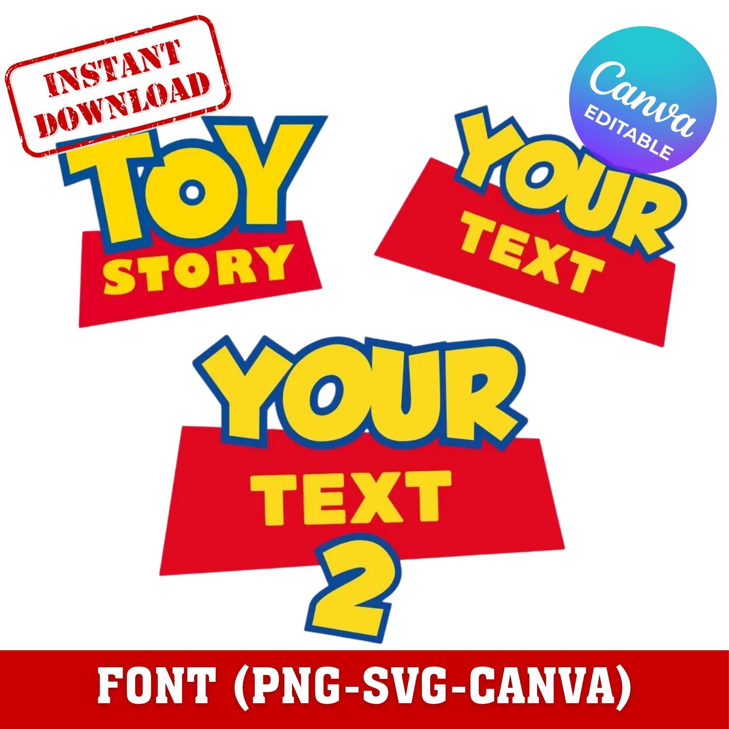 Toy story name tags - Etsy 日本