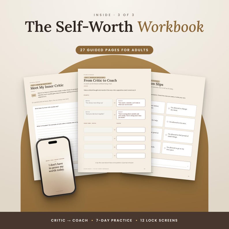 People Pleaser Workbook Bundle, Boundary Scripts, Stop Overthinking ...