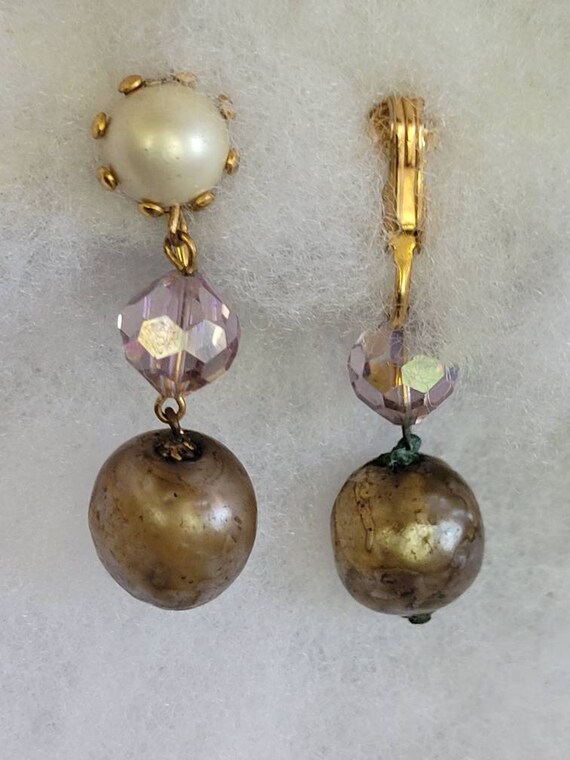 Darling Dangling  Pearl's & Co. Vintage EARRINGS … - image 2