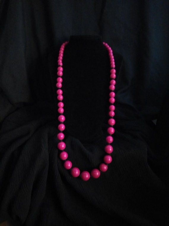 Pink HOT Pink..!  & Black Pink  Necklace - image 2