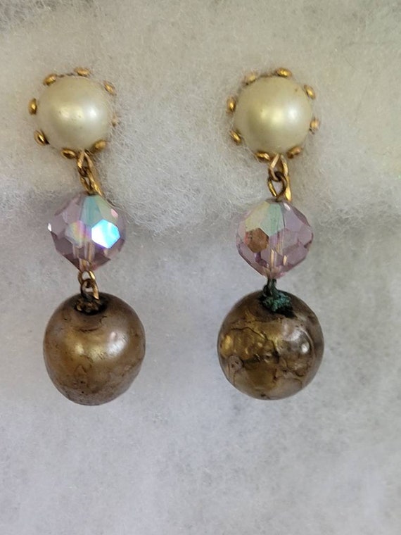 Darling Dangling  Pearl's & Co. Vintage EARRINGS … - image 3