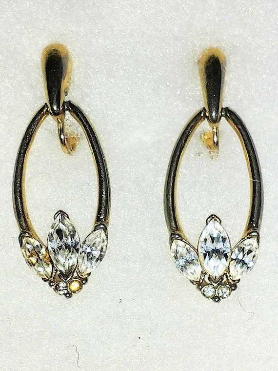 Trifari  Treasures Rare 60s Dangling Rhinestones … - image 1