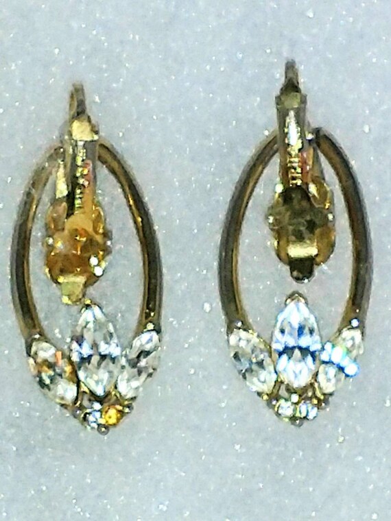 Trifari  Treasures Rare 60s Dangling Rhinestones … - image 2