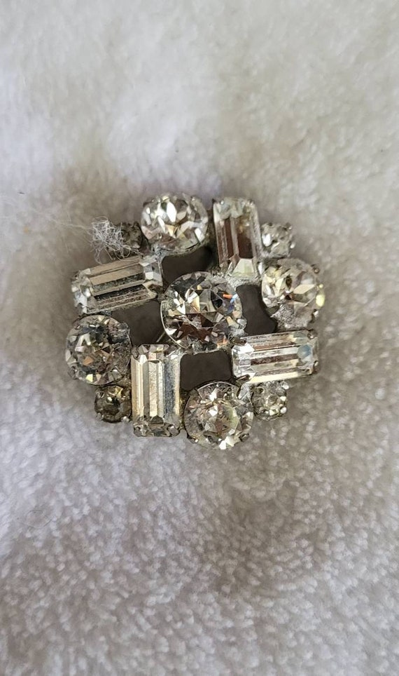 Rhinestone Brooch Fabulous Forties Flash..! ART De