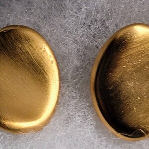 Ann Kline Gloria&#39;s Brushed Gold Timeless  Vintage Studs