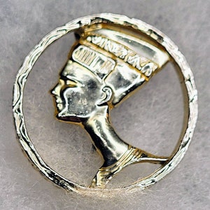 Egyptian  Gold Vintage Brooch & Pendant