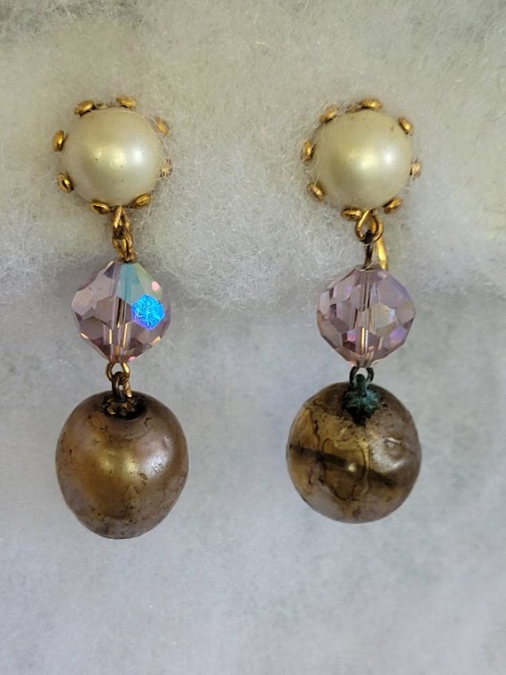 Darling Dangling  Pearl's & Co. Vintage EARRINGS … - image 1