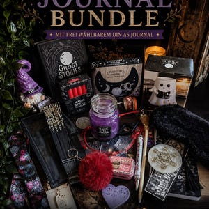 Witchy Mystery Journal Bundle | Choose Your A5 Journal | Book Lover Gift Box | Gothic & Bookish Gift | Cozy Reading Box