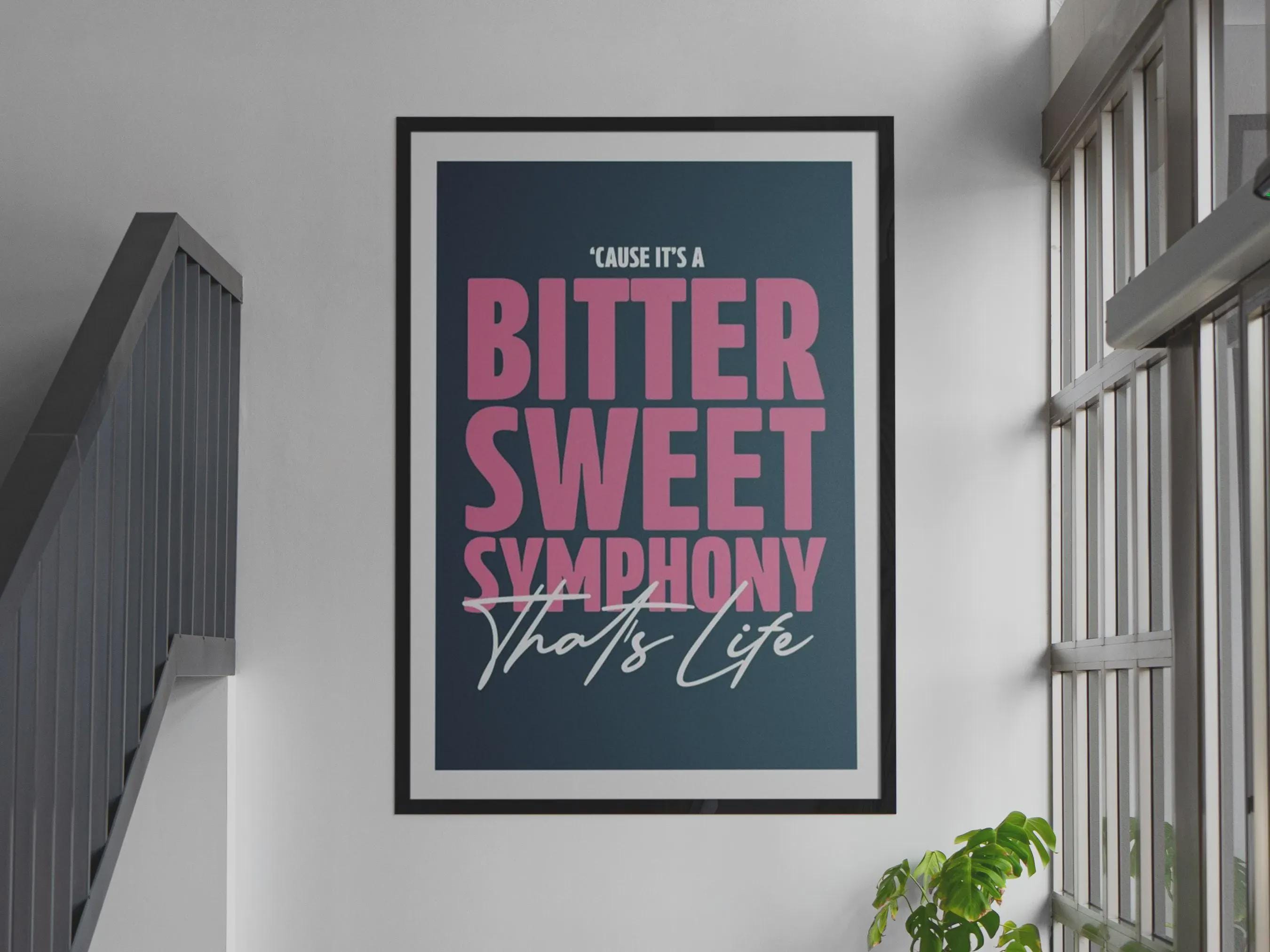 Bittersweet Symphony Poster - Etsy