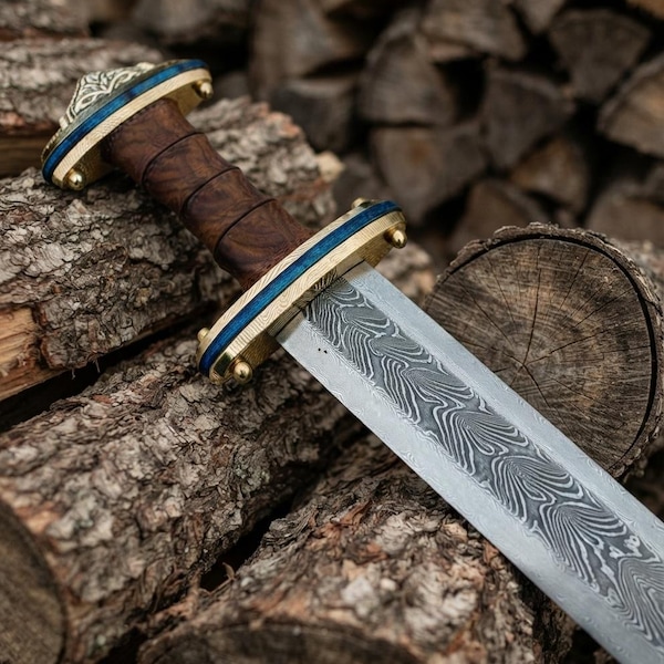 Handmade Roman Gladius Sword: Marcus Aurelius Inspired, High Carbon Steel Collector Piece