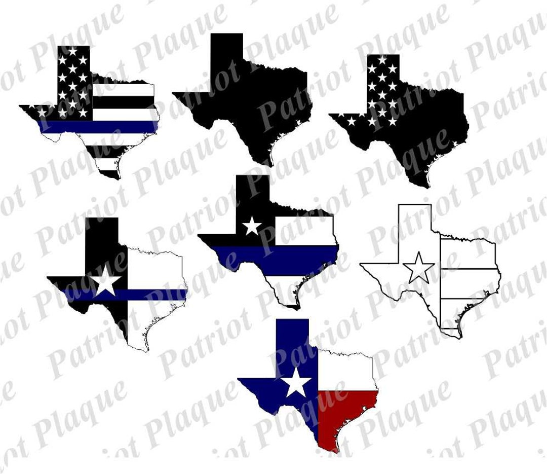 Texas Svg File Decal Stickers. Vector Clipart for Use With Silhouette ...