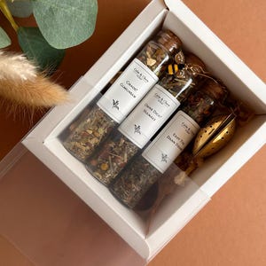Tee Geschenkset für die beste Freundin mit 3 Teesorten und Herz-Teesieb image 7