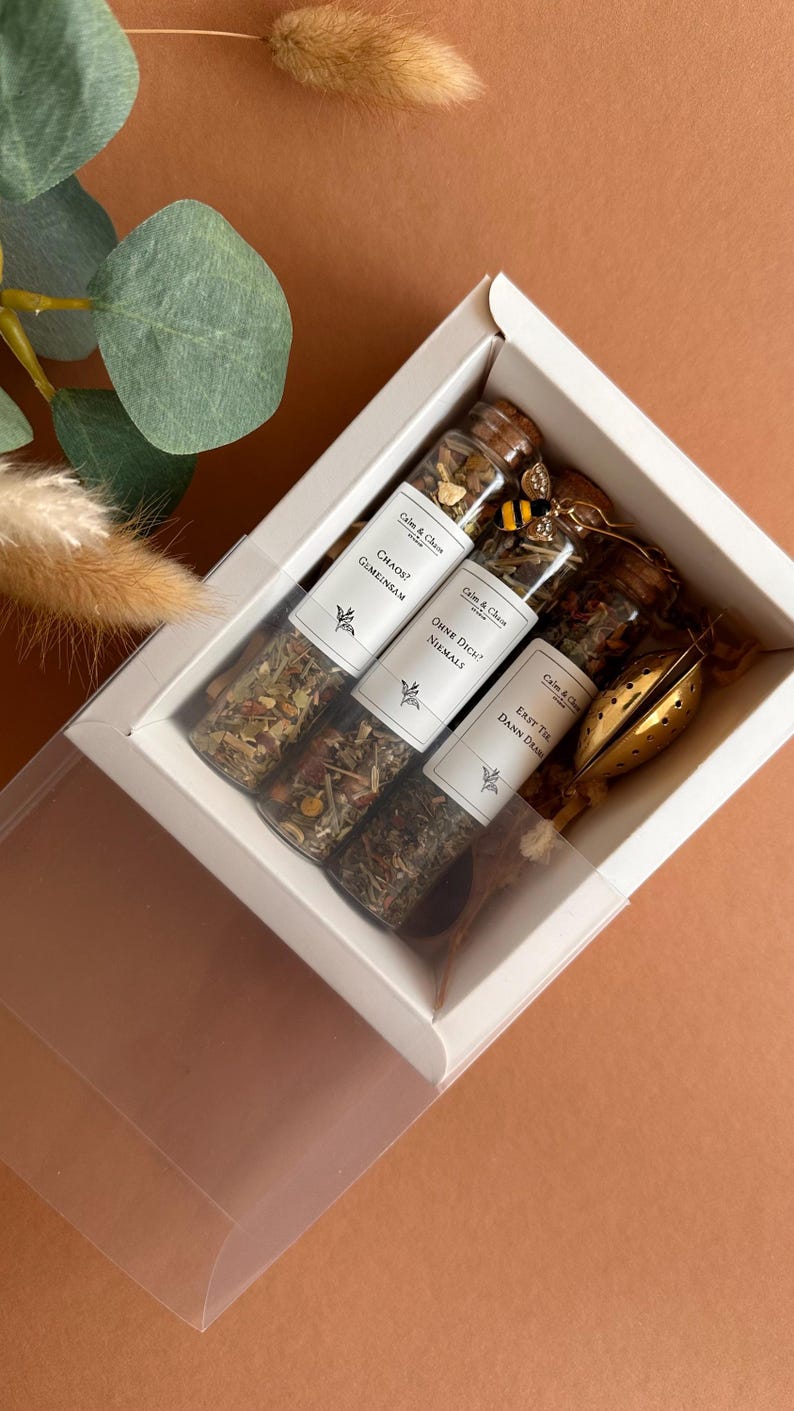 Tee Geschenkset für die beste Freundin mit 3 Teesorten und Herz-Teesieb image 7
