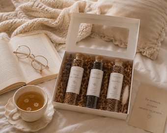 Burnout Genesung Tee Geschenk Box | Selbstfürsorge Geschenk | Stressabbau Geschenk | Komfort Geschenk | Wellness Care Paket