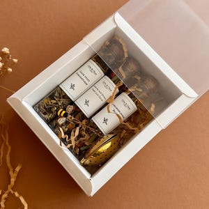 Geschenk zum Schuljahresende für Lehrer – Tee Geschenkset mit 3 Teesorten als kleines Dankeschön