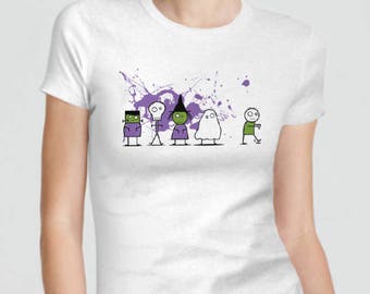 Halloween shirt, monster shirt, witch shirt, zombie shirt, skeleton shirt, ghost shirt, Halloween monster costume shirt, Halloween gift