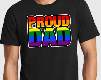 Proud Dad shirt, LGBTQ shirt. Pride Month. Pride shirt.