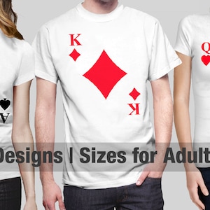 Playing Card Costume shirt, Group costume, Halloween costume ideas shirt, best friend shirts, couples costume shirts, Halloween costume kids