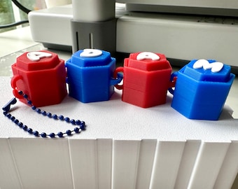 Personalized Custom Build a Name Fidget Clicker