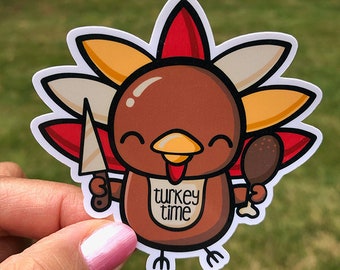 Cute Thanksgiving Turkey Sticker