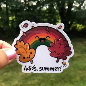 Adios Summer Sticker
