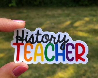 History Teacher Sticker