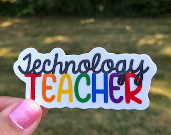 Technology Tech Ed Teacher Sticker