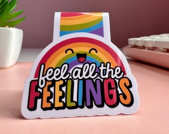 Feelings Rainbow Magnetic Bookmark