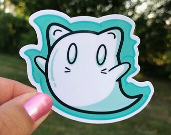 Halloween Cute Ghost Cat Sticker
