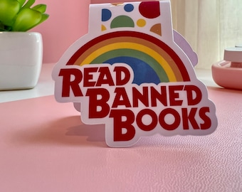Read Banned Books Magnetic Bookmark