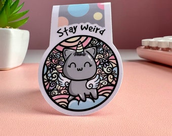 Stay Weird Magnetic Bookmark