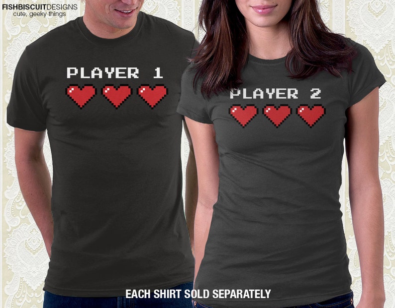 Player 2 Two shirt, Couples Shirt, Bride Groom Husband Wife Boyfriend Girlfriend, Best Friends, matching shirts for honeymoon, family shirts image 1