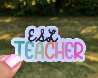 ESL English Teacher Sticker