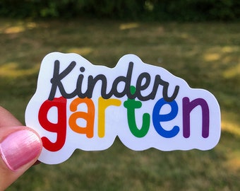 Kindergarten Teacher Sticker