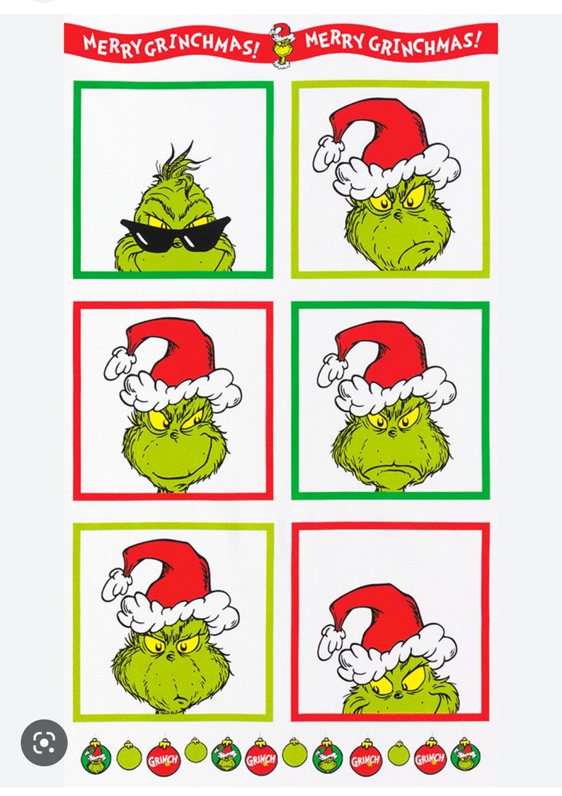 FREE Pattern With This Quilt Kit the Christmas Mischief. How the Grinch ...