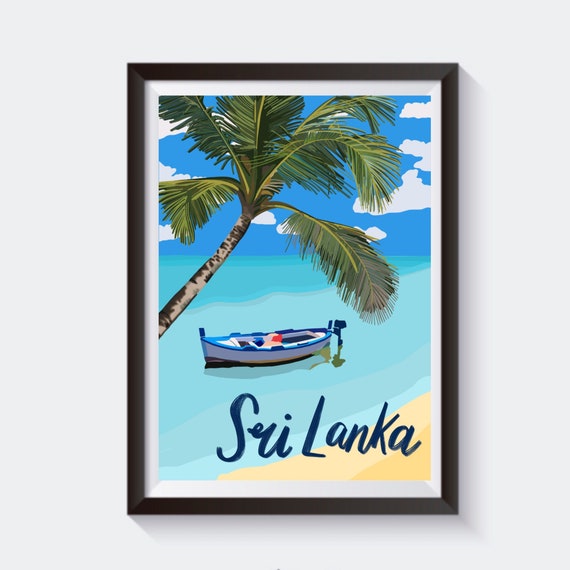 Paradise Found photography poster 24x36/" Sailboat on the Beach