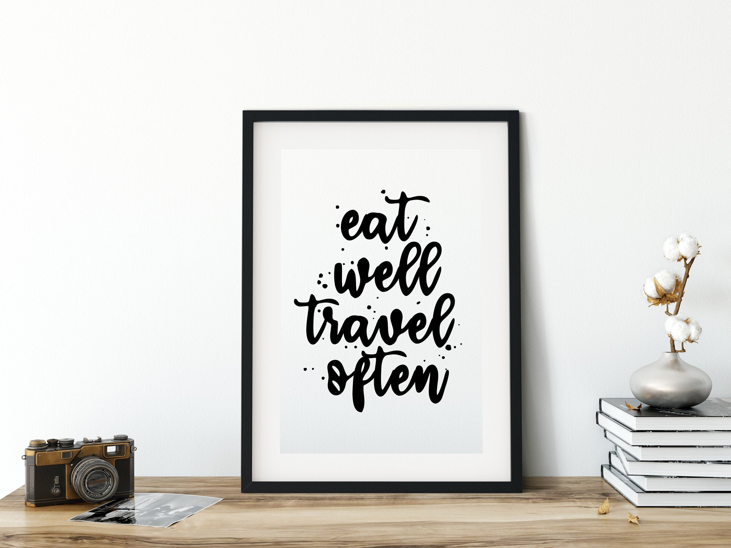Printable Travel Quote Poster Travel Inspiration Wanderlust Print Travel  Makes You Richer Printable Wall Art Travel Scrapbook Supplies 