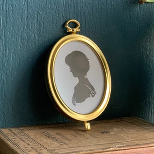 Brass Photo Frame Oval ,  Picture Frames Made in Denmark Jyden ,  Quality Danish Design
