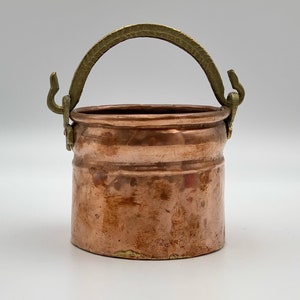 Copper brass planter , Hanging wall planter