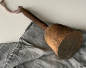 Wooden Potato Masher Large Antique Wood Masher Scandinavian Kitchen Primitive Rustic Kitchen Decor Mashed Potatoes