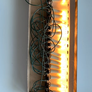 Vintage Christmas tree lights , Norwegian Christmas decor