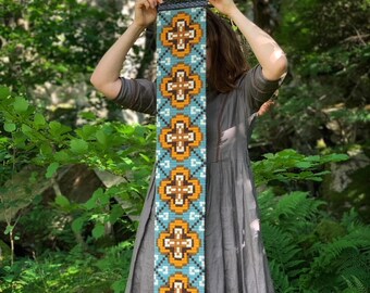 Scandinavian tapestry , Norwegian wall decor , Norway folk art