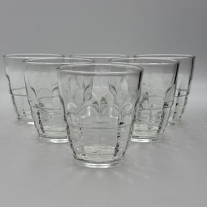 Set of 6 Vintage Norwegian Water Glasses – Hadeland Glassverk “Ronda” – 1960s Scandinavian Design