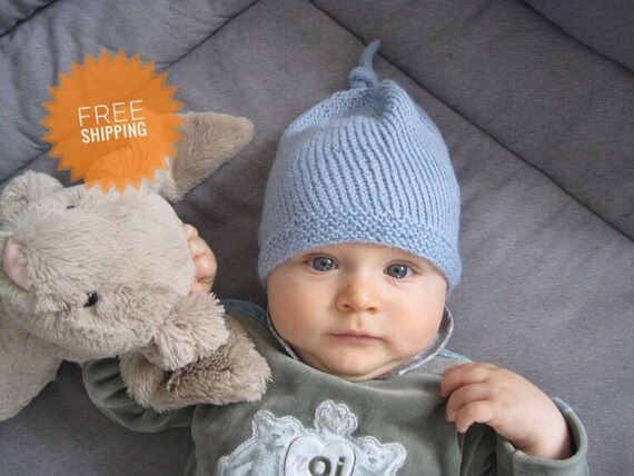 baby boy knot hat