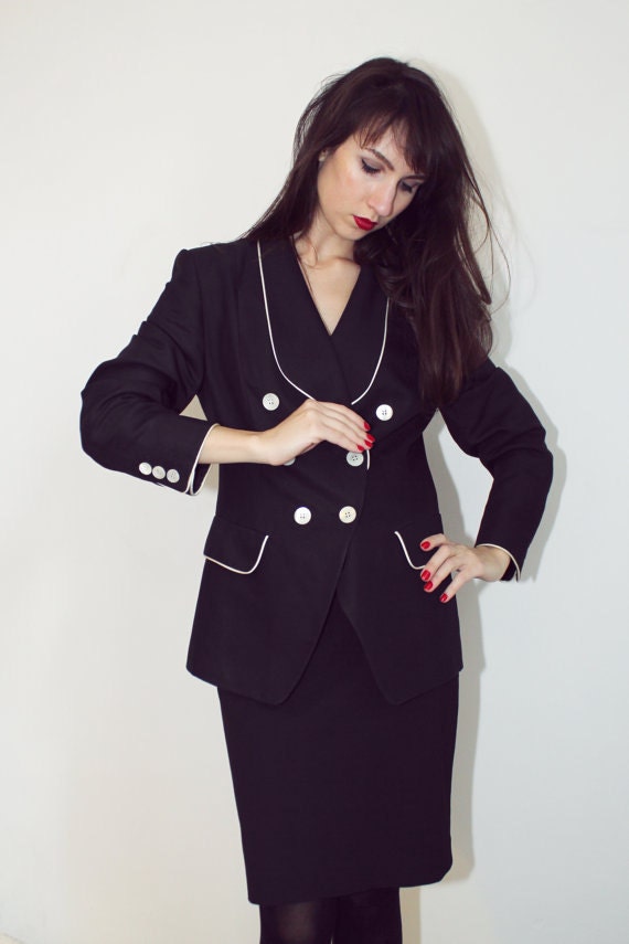 LAUREL ESCADA Blazer Black Blazer Haute Couture Vi