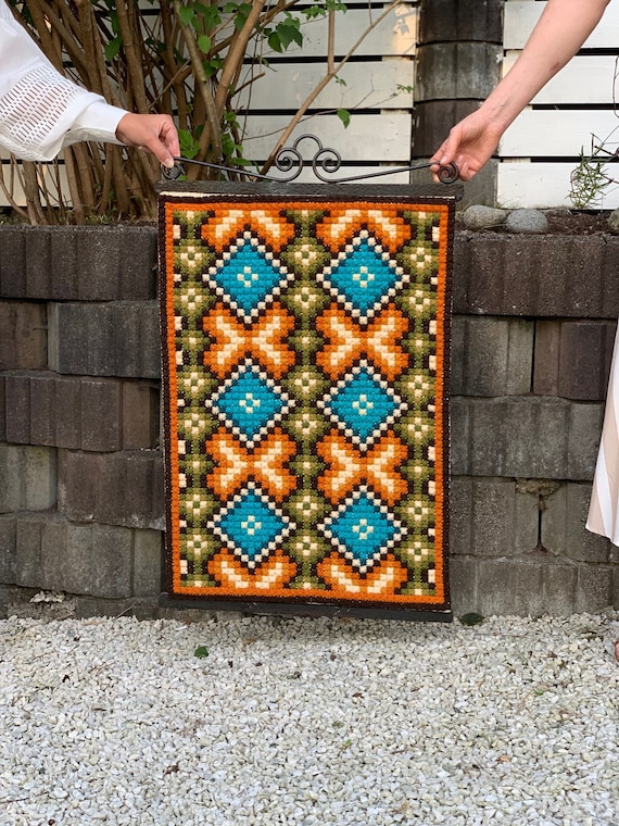 Accent Wall Tapestry Norway Folk Art Accent Wall Decor Textile Etsy