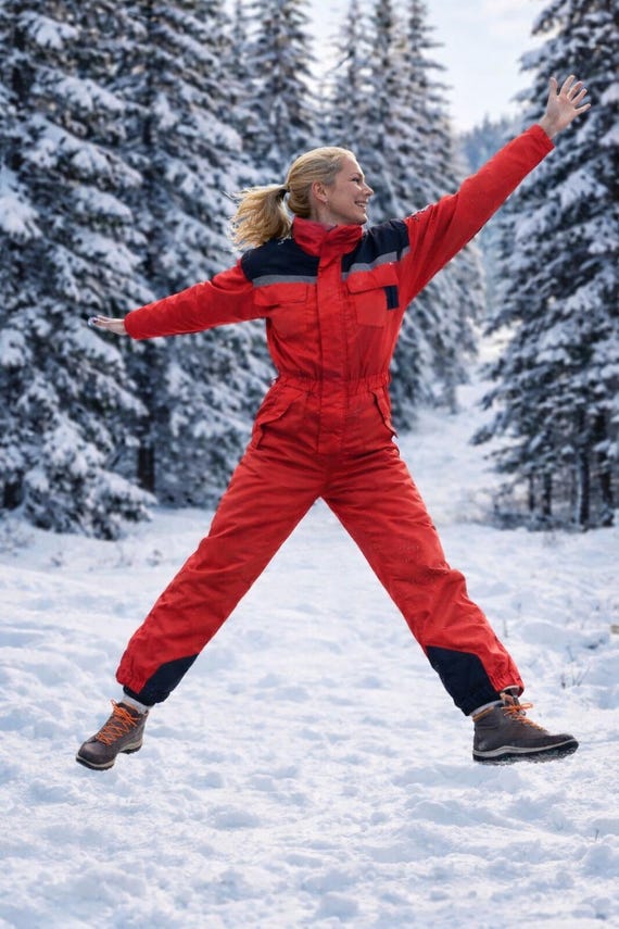 Vintage 90s Norwegian Ski Suit – North Wind – Hafjell Edition - Etsy