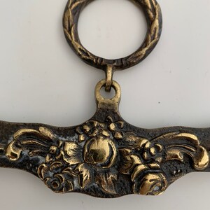 Bell pull brass hanger pair image 7